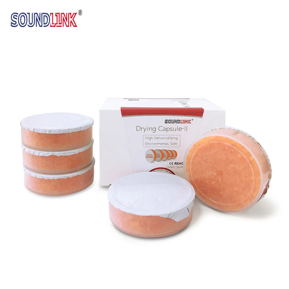 

Hearing Aid Drying Capsule Desiccant Dehumidifier for BTE IEC CIC Hearing Aids Cochlear Implants IEMs