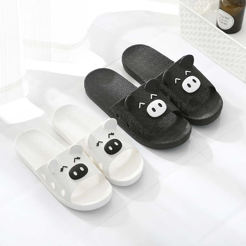 

Women Cute Slippers Summer Sandals Bathroom Animal Slipper Couples Slides Designer Flip Flops Soft Shoes