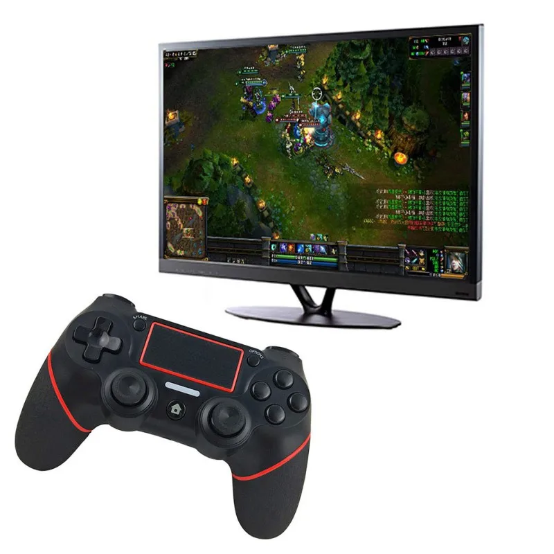 

PS4 Black Wireless Bluetooth Game Controller Touch Screen Gamepads Console Pad For Playstation 4 Support USB Charging