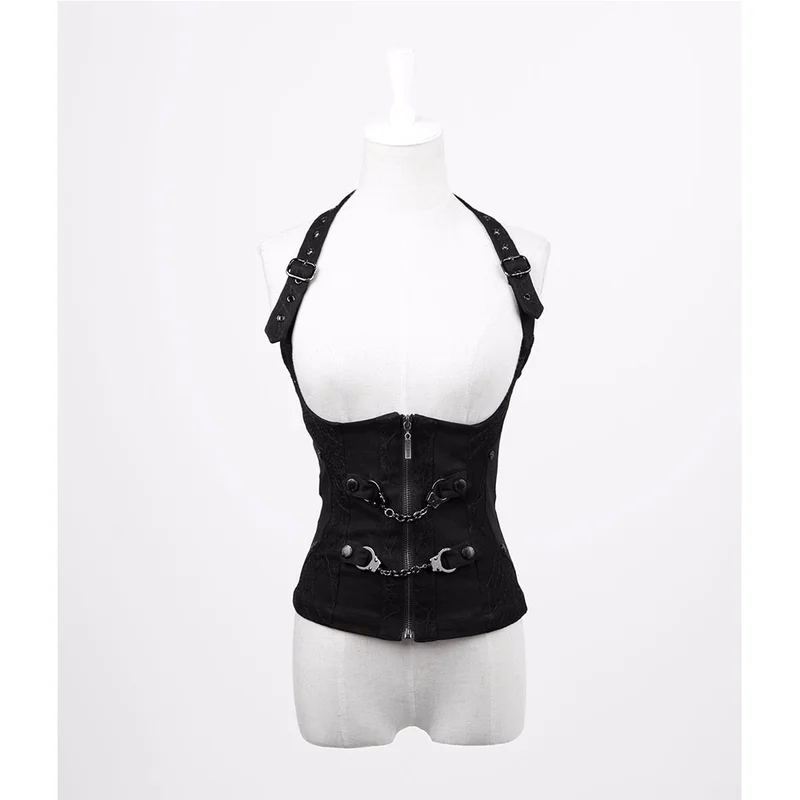 Gothic Sexy Novelty Fashion Women Vest Waistcoat Punk Y-456