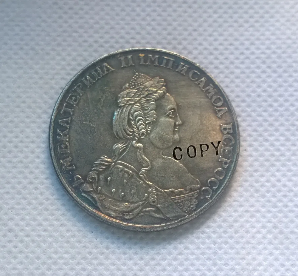 

1789 RUSSIA 1 ROUBLE copy coins commemorative coins-replica coins medal coins collectibles badge