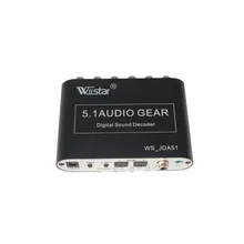 2016 NOUVEAU style5.1 Audio Décodeur SPDIF Coaxial à RCA DTS AC3 numérique à 5.1 Amplificateur Analogique décodeur avec USB pour PS3, lecteur DVD