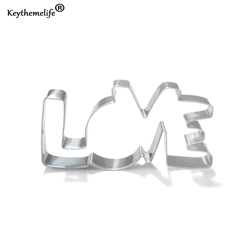 

Stainless Steel Cookie Cutter Mould LOVE Letter Design Biscuit Cookie Cake Chocolate Mold Bakeware Pastry Kitchen Baking Tool
