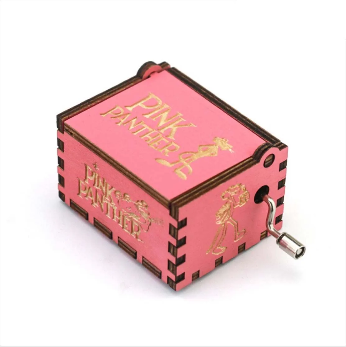 

Game of Thrones Wooden Music Box Pink Panther Harri Potter Theme Christmas Gift Wood Anime Music Box Birthday Gifts