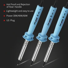 1 шт. B802 30 Вт/40 Вт/60 Вт 220 В Контролируемая температурой Ручка Электрический паяльник сварочный