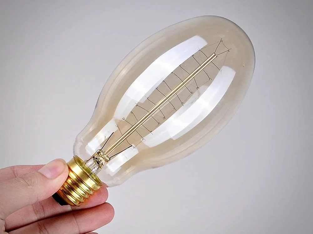 Decoração da Lâmpada do Vintage para Cafe Indusrial Retro Halogênio 40 w E27 220 v Screw-on Edison Eyeshield Luz Bar Café Loja 10 Pcs 5 Lâmpadas de halogênio