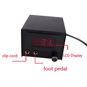 

Free Shipping Digital LCD Tattoo Power Supply For Machine Gun Kit Set Supply TPS08-BK#