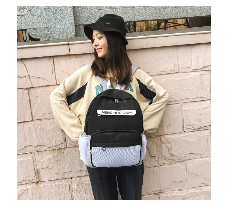 Menghuo Backpack Women School Bag for Teenage Girls Waterproof Nylon Mochila Feminina Mujer Female Book Bag Travel Bag Sac A Dos_23