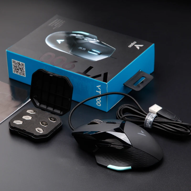 Rapoo VT900 ИК Оптическая Проводная игровая мышь с 16000 dpi регулируемая для геймера PUBG компьютерная мышь