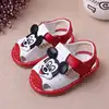 Disney-zapatos antipatadas con dibujos animados de mickey para niñas, calzado de cuero suave, de princesa, para bebés, novedad de 2022 ► Foto 1/5