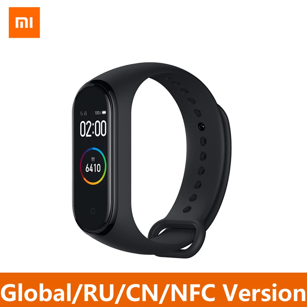 

Xiaomi Mi Band 4 Smart Bracelet AMOLED Color Touch Screen Bluetooth 5.0 Heart Rate Monitor Fitness 50M Swimming Waterproof