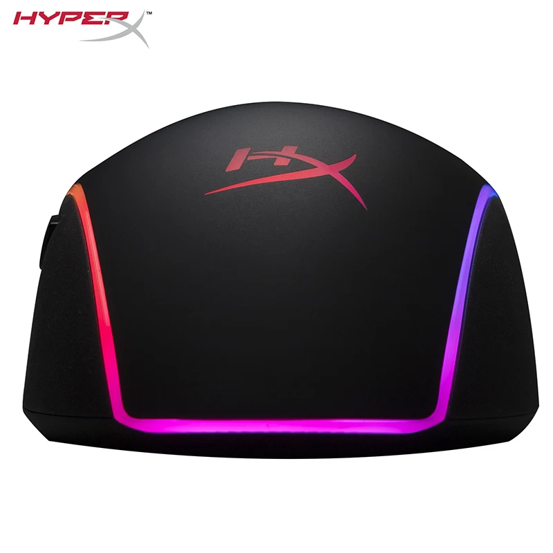 HyperX Pulsefire всплеск высокой точности профессиональная игровая мышь 360 градусов RGB Световой Эффект Электрический плеер мыши HX-MC002B