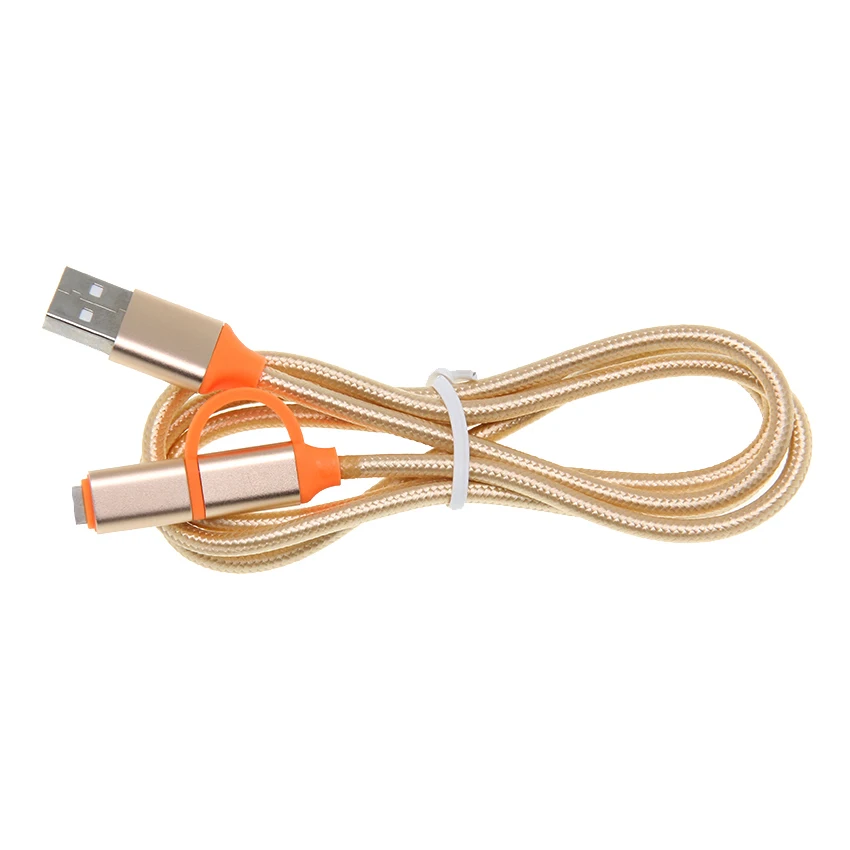 100 шт/партия новейший 2 в 1 USB кабель для iPhone 7 8 Plus X XR зарядное устройство Micro USB кабель для samsung зарядный кабели для мобильных телефонов