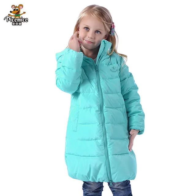 Buy Girls Winter Down Jacket Children Warm Outerwear
