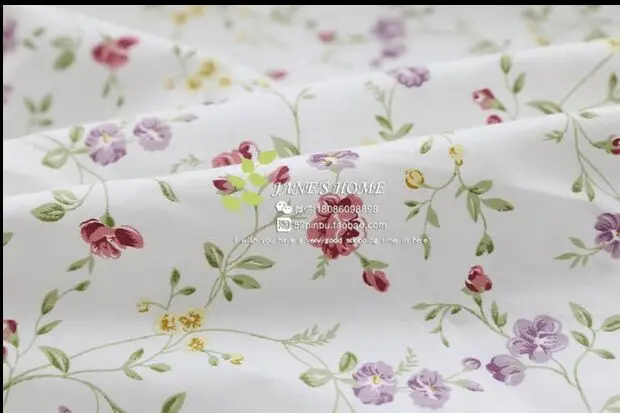 Free shipping 50 * 160 cm Cotton Fabric Quilting Patchwork Sewing For Tilda Doll Kids bedding Textile DIY plant flowers | Дом и сад