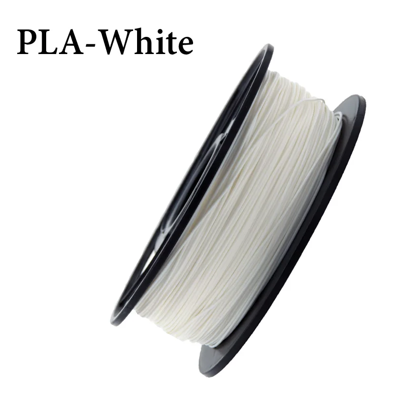 pla white PLA ABS Гибкая нить для 3d принтера PETG 1,75 мм 1 кг/0,8 кг пластиковая нить материал для Createbot/MakerBot/RepRap высокое качество - Цвет: pla white