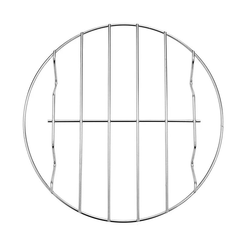 Охлаждающая стойка, 8 дюймов, стойка для приготовления пищи, круглая, нержавеющая сталь, для выпечки и охлаждения, Паровая стойка, кухонные инструменты для выпечки#3M01