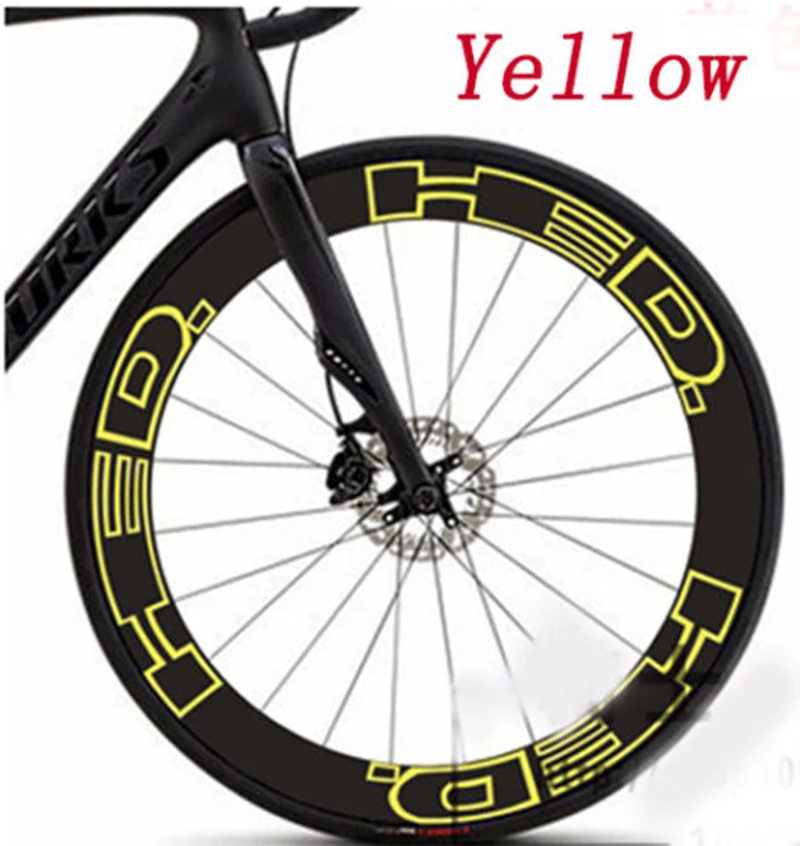 2017 Road Bike two Wheels Rim set replacement Stickers for HED 30 mm