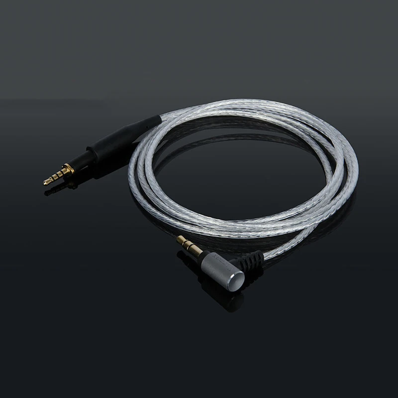 Сменный кабель для AKG K450 K451 K452 Q460 K480 наушники гарнитура 3,5 мм до 2,5 мм посеребренные аудио кабели