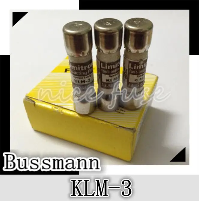 Bussman BUSSMANN Fast Acting US imports original ceramic fuse fuse KLM