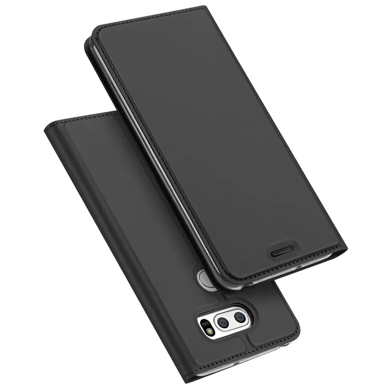 Dux DUCIS Роскошные Coque для LG V30 случай откидная крышка Телефон чехол Силиконовые