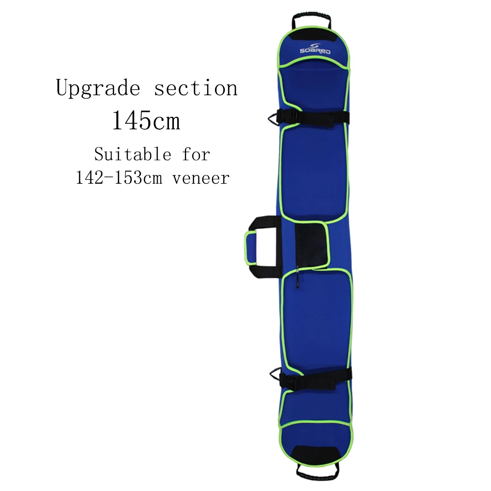 Лыжная сумка для сноуборда ткань для дайвинга покрытие для доски для катания на лыжах устойчивая к царапинам Защитная крышка для монодоски - Цвет: 145 UP BLUE