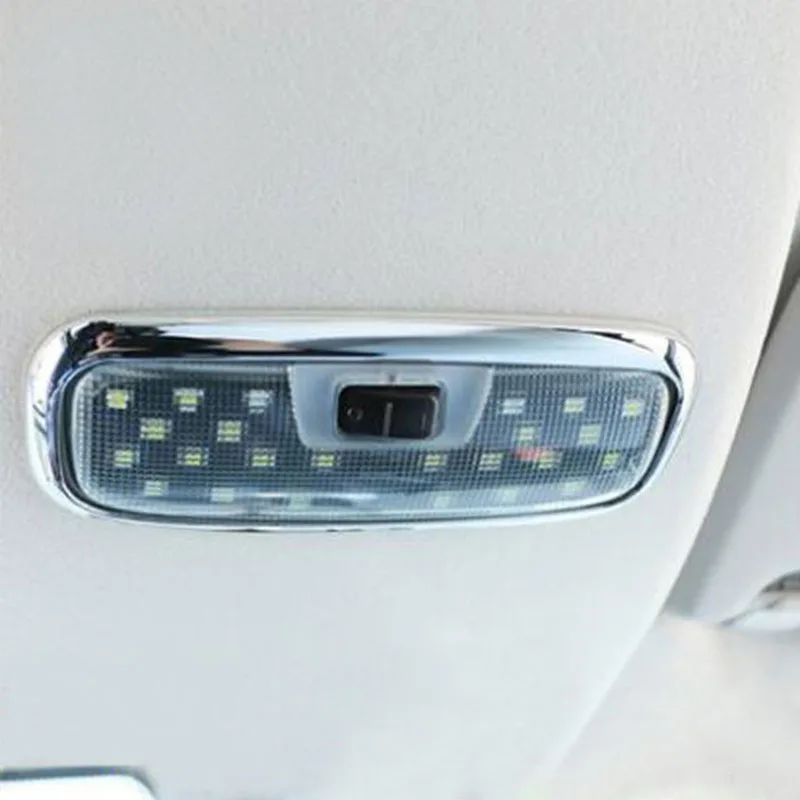 My Good Car ABS Chrome Rear Reading Light Circle Cover Sticker for Ford Fiesta 2009 - 2016 Accessories