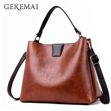 Классические роскошные кожаные женские Сумки Дизайнерская Женская сумка-тоут винтажная женская сумка через плечо повседневные сумки через плечо для девочек Bolsa