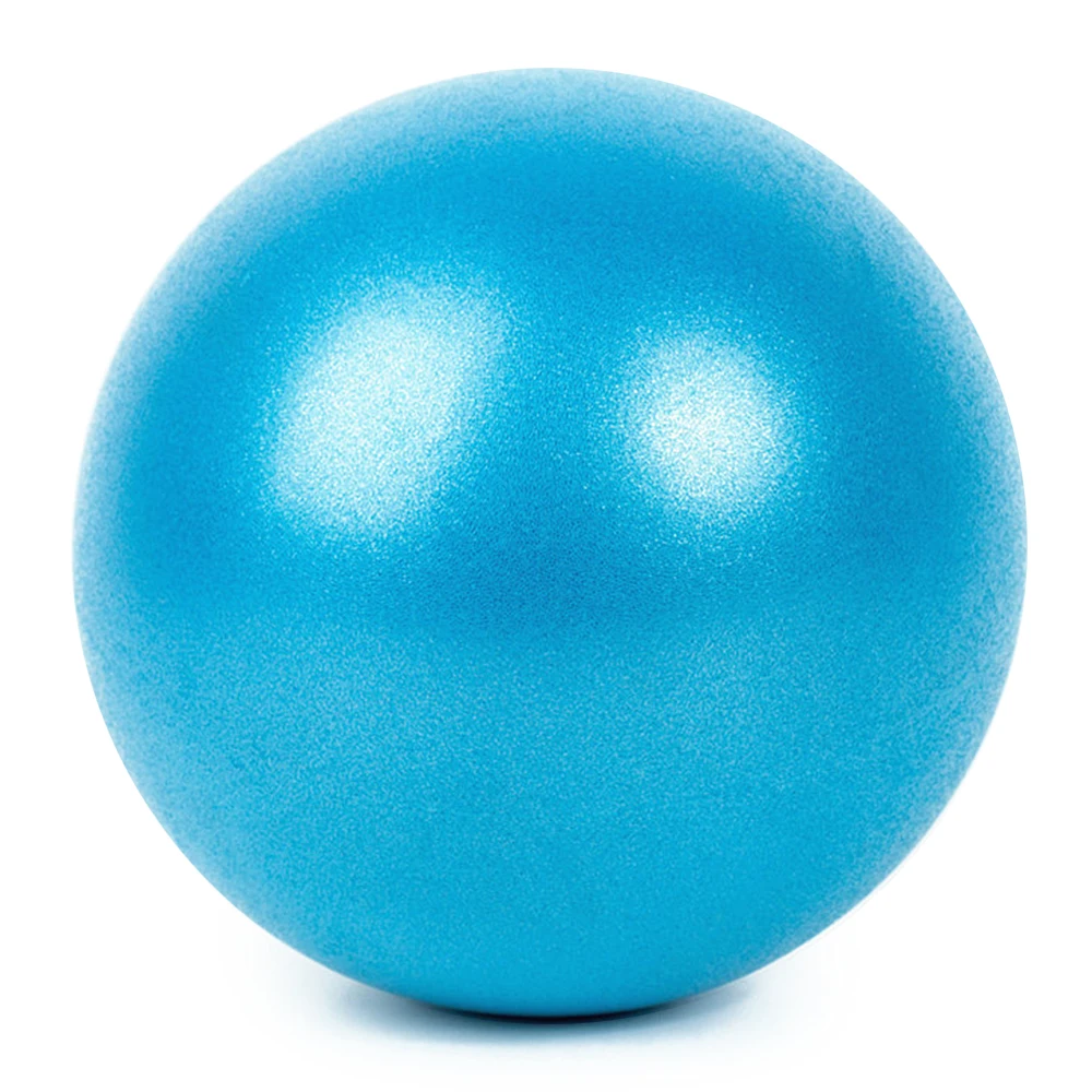 25cm йога мяч мини Пилатес Барре физической мяч анти-всплеск толстые стабильности мяч гимнастический Фитнес тренировки оборудование для занятий йогой - Цвет: Синий