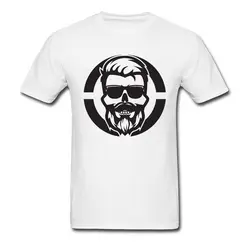 Пакистан черный череп напечатаны на T рубашка с круглым воротником Gintama мужские футболки лето/осень одежда рубашка хипстер головы