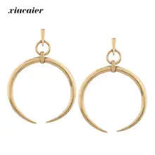 

Xiacaier Stud Earrings For Women Moon Alloy Gold Color/silver Color Earrings Brincos Women Fashion Earrings Gift