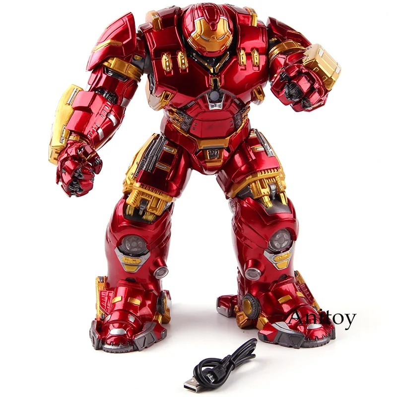 

Avengers Age of Ultron Action Figures Marvel Hulkbuster Iron Man Mark 44 with Light PVC Collectible Model Toy Statue