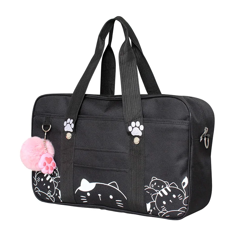 Anese Style Jk Uniform Cosplay Handbag Women Fashion Kawaii Cat Anese Style Jk Uniform Cosplay Handbag Women Fashion Kawaii Cat Crossbody Bag Anime School Shoulder Travel Messenger In Top Handle Bags From