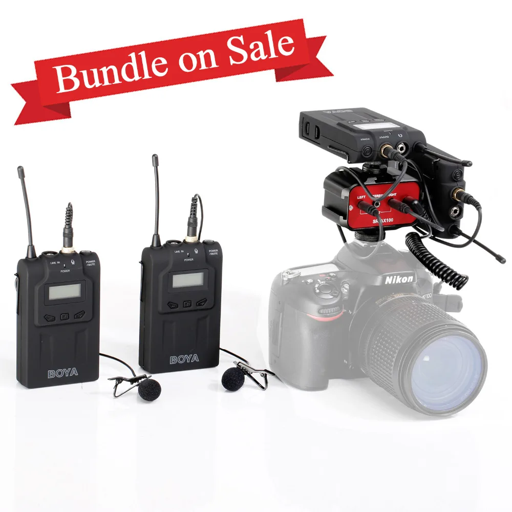 BOYA BY-WM8 Pro UHF Wireless Lavalier Microphone
