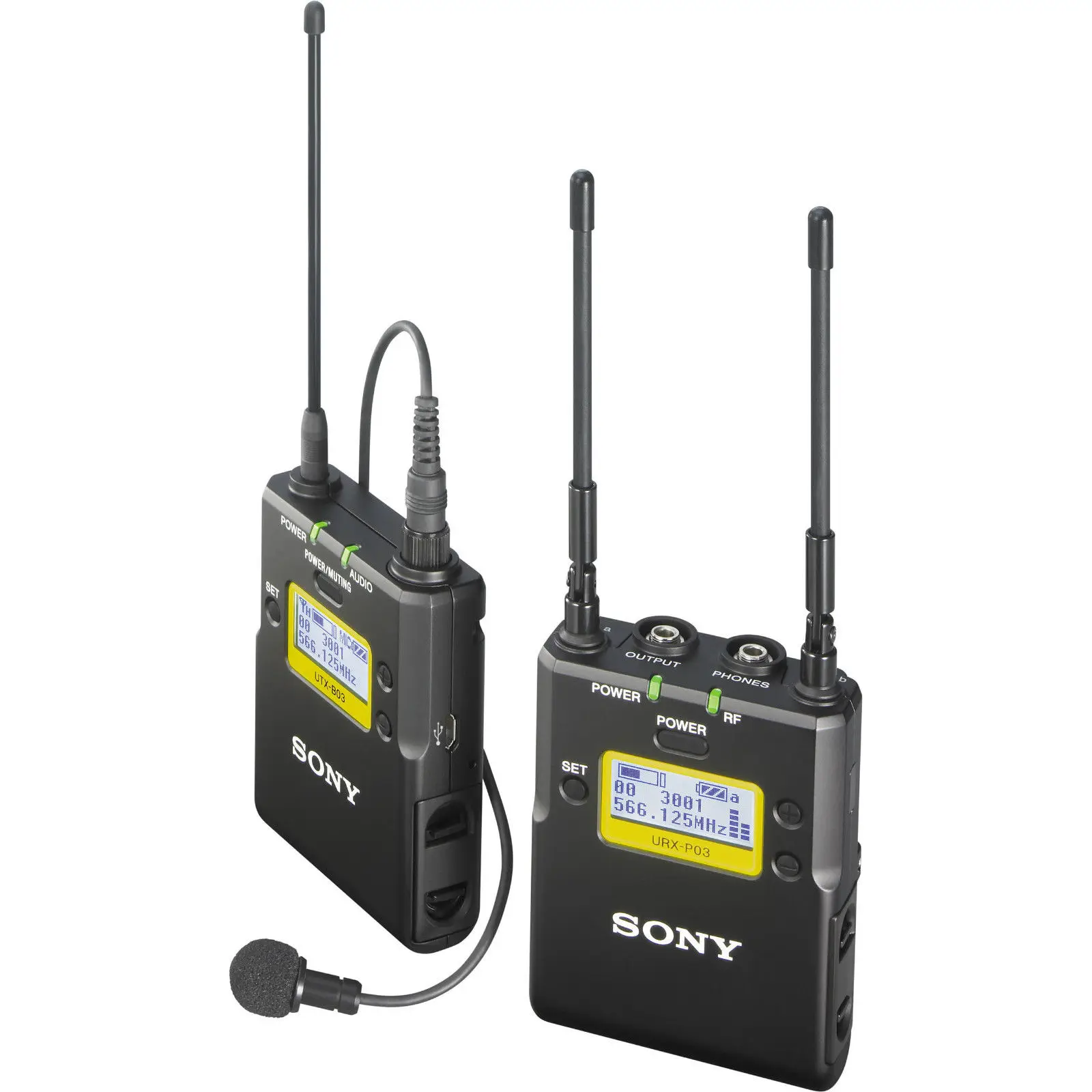 

UWP-D11 Wireless Bodypack Lavalier Mic System Microphone Shotgun with SMAD-P3 Shoe Adapter for sony camera Replaces UWP-V1