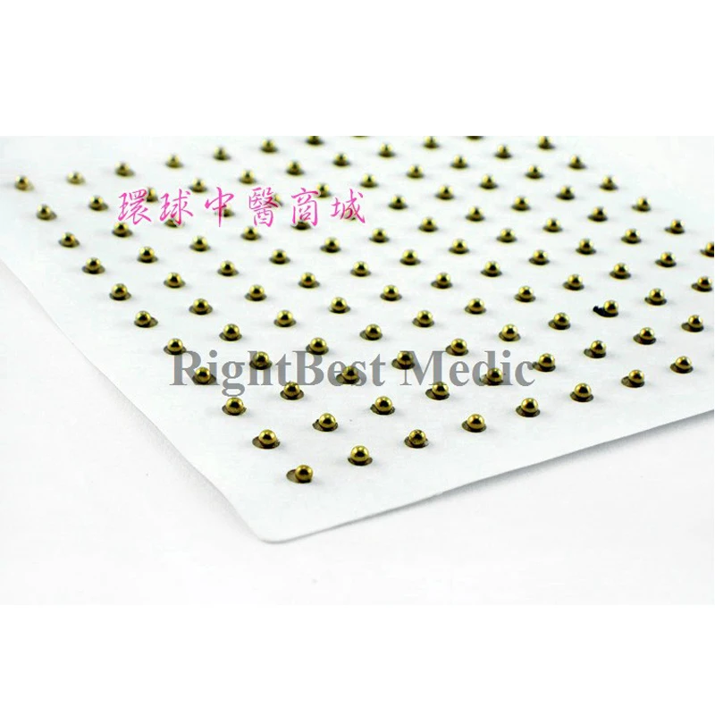 

Auricular Acupuncture 121 PCS Magnets Gold Plated Ear Seeds Sticker Paste Bean Acupressure massage seed for Acupoint Therapy