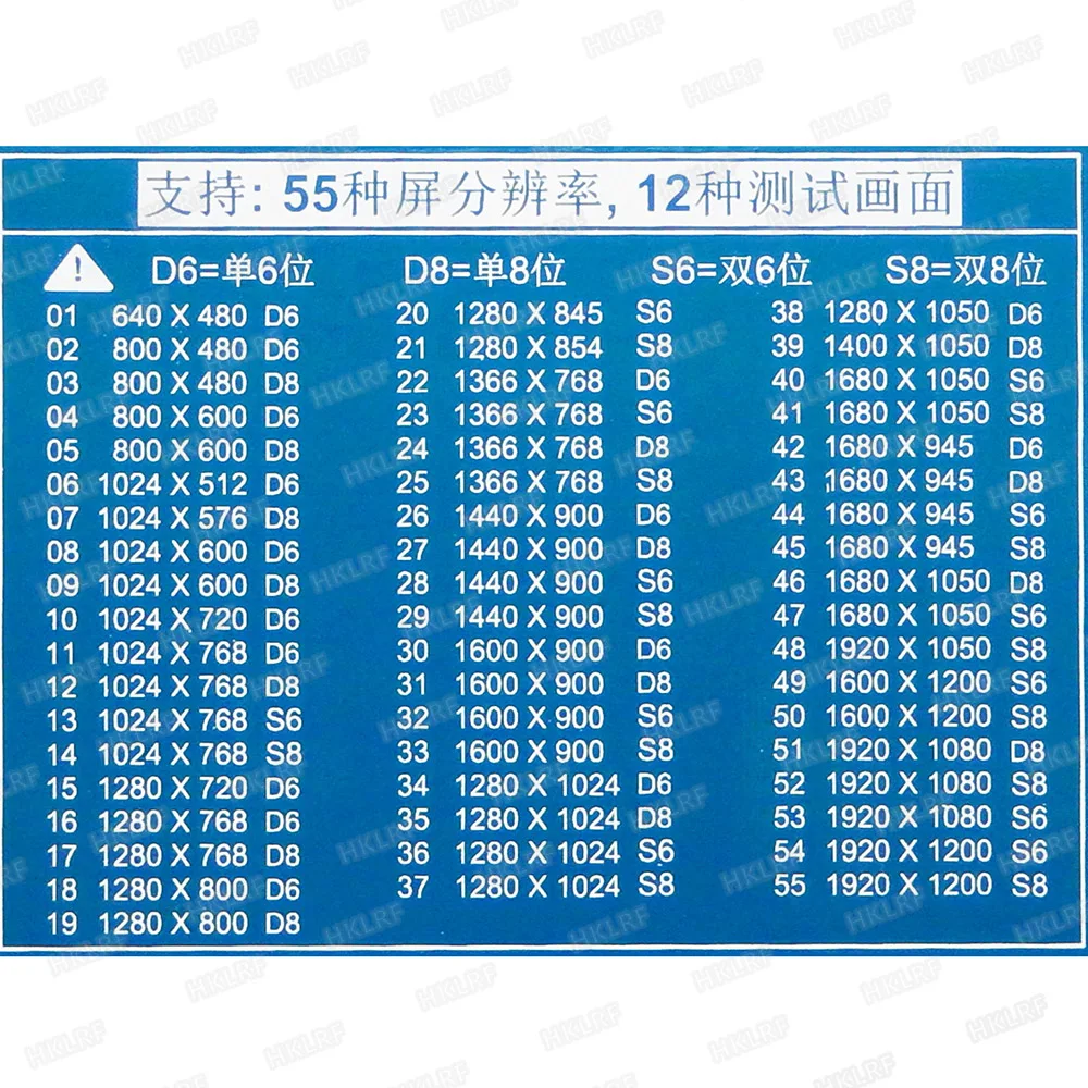 Laptop TV Test Tool Panel TesterTV18 7