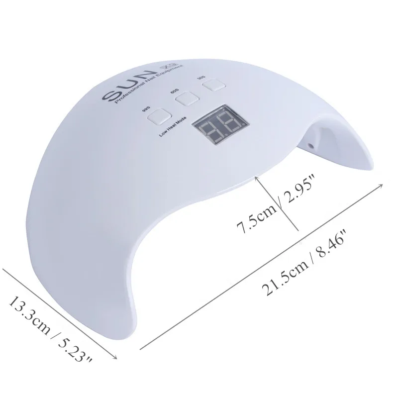 SUN X9Plus 48 Вт Сушилка для ногтей УФ светодиодный Гель-лак отверждения лампы с нижней 30 s/60 s/99 s таймер ЖК-подсветка витрины для сушки ногтей