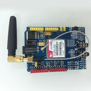 

SIM900 GPRS GSM Shield compatible with Arduino SIM900 Development Board Quad-Band For Arduino High Quality