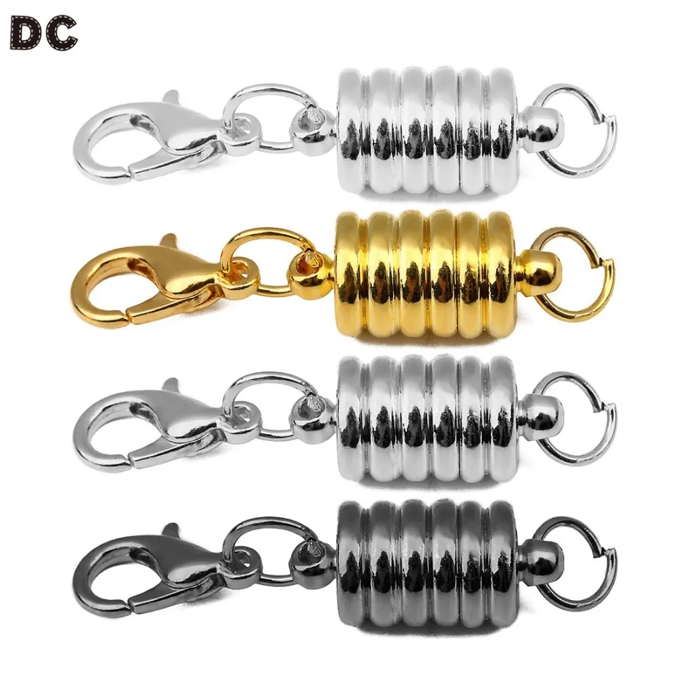 DC 5pcs/lot 8*17mm DIY Jewelry Findings Metal Strong Clasps