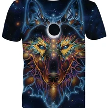 DEWIN Du Волк футболки 3D мужские футболки Новинка животные топы футболки мужские короткий рукав Летняя футболка c круглым вырезом Прямая поставка