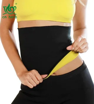

Cn Herb hot Thermo Sweat Neoprene Shapers Slimming Belt Waist Cincher Girdle For Women Men Weight Loss