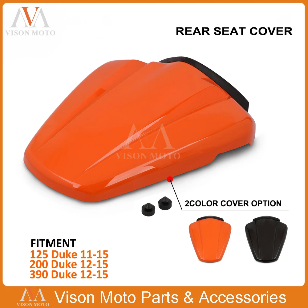 BLACK /& WHITE CUSTOM FITS KTM 690 DUKE 12-15 LOW FRONT LEATHER SEAT COVER