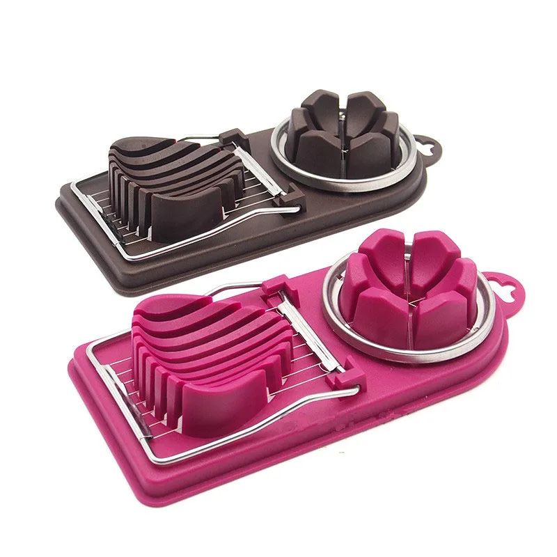 

eTya 1PC Multifunctional Egg Cutter Stainless Steel Cutting Egg Slicers Wire Kitchen Accessories Slicing Gadgets Cooking Tools