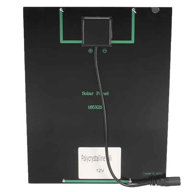 12V 5.2W Mini Solar Panel Polycrystalline Solar Cells Silicon Epoxy Solar DIY Module System Battery Charger + DC output #8 12V 5.2W Mini Solar Panel Polycrystalline Solar Cells Silicon Epoxy Solar DIY Module System Battery Charger + DC output #8