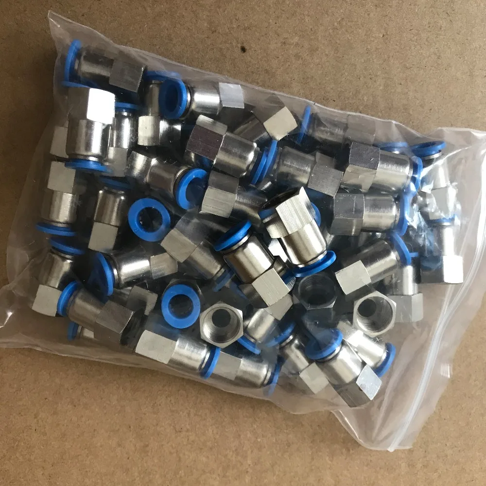 Размер трубки 6 мм резьба 1/8 NPT Стандартный пневматический трубчатый Фиттинг One touch