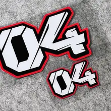 Светоотражающая наклейка для мотоспорта № 04 Andrea Dovizioso, Виниловая наклейка для автомобиля, наклейки для мотокросса, мотоцикла, гоночного велосипеда