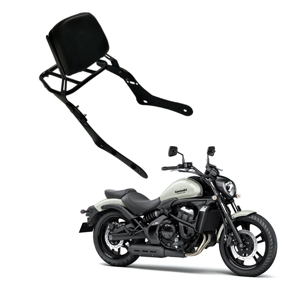 Detachable for 2015-2018 Kawasaki VN650 Vulcan S 650 Sissy Bar Backrest Luggage Rear Rack