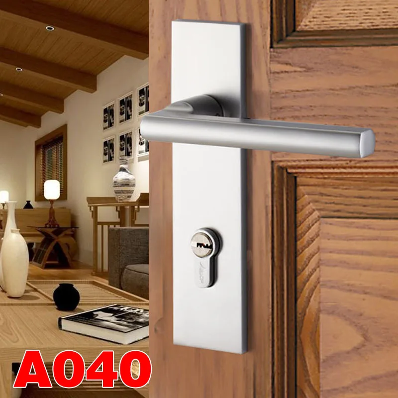 

Fechadura Fechadura Digital Free Shipping Indoor Household Door Lock Space Aluminum Hand Real Wood Handle The Bedroom Locks