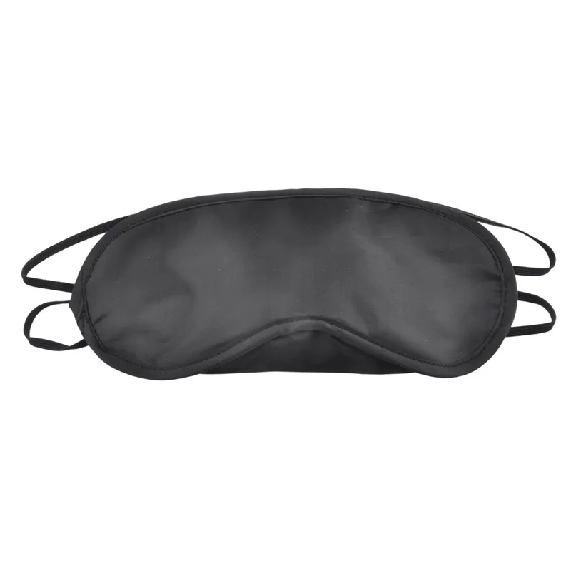 100 шт./лот, Подарочная маска для сна для путешествий, черная маска с повязкой на глаза, ночная экономичная маска